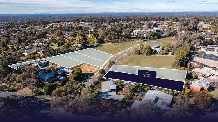 Main view of Homely land listing, 11 Highbury Court, Strathdale VIC 3550