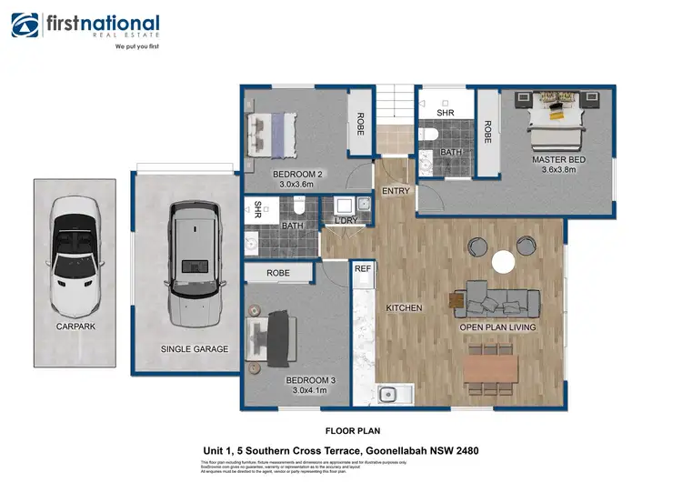 Second view of Homely unit listing, Unit 1/5 Southern Cross Terrace, Goonellabah NSW 2480