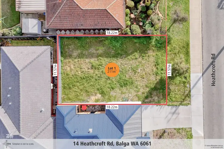 Second view of Homely land listing, 14 Heathcroft Road, Balga WA 6061