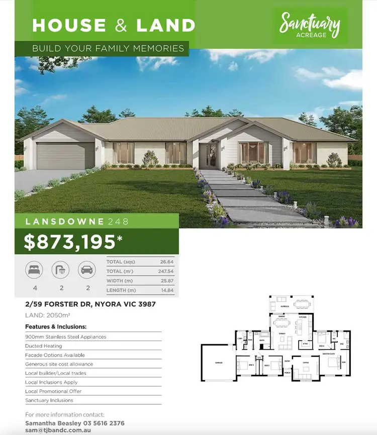 Second view of Homely land listing, 55 Forster Drive, Nyora VIC 3987