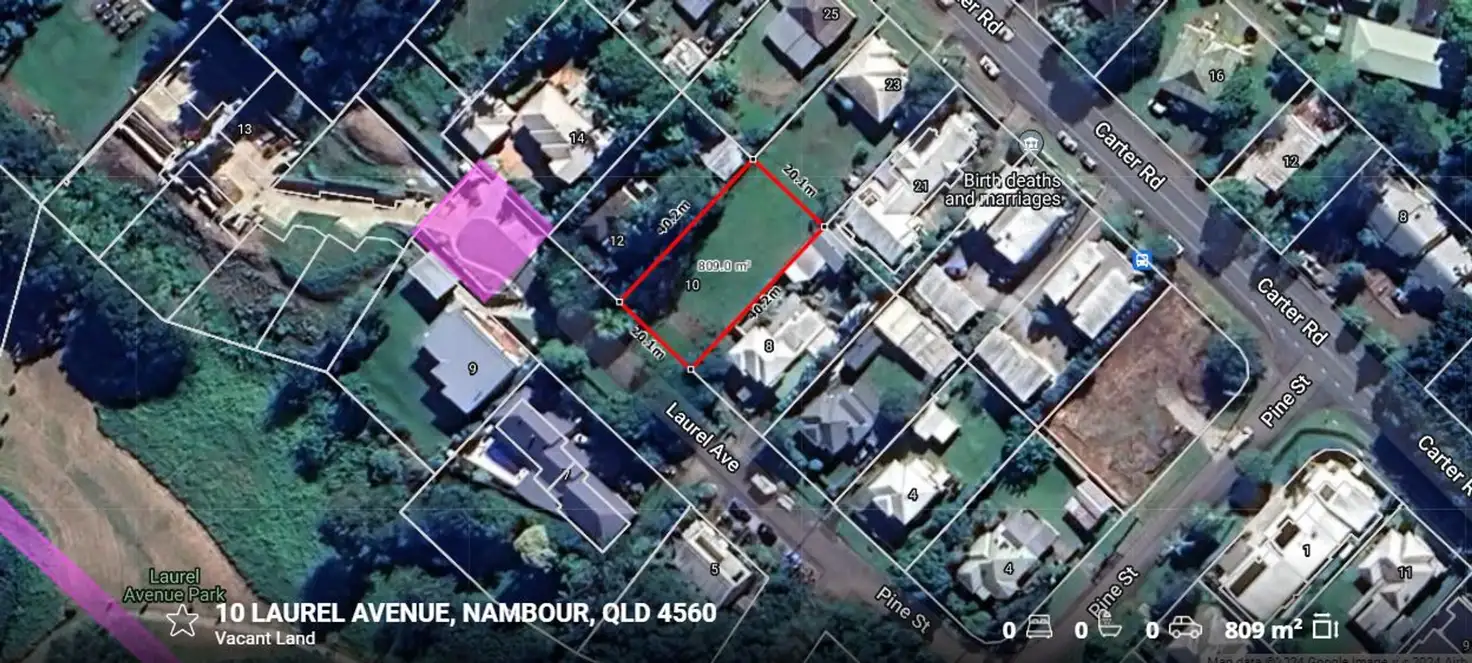 Main view of Homely land listing, 10 Laurel Avenue, Nambour QLD 4560