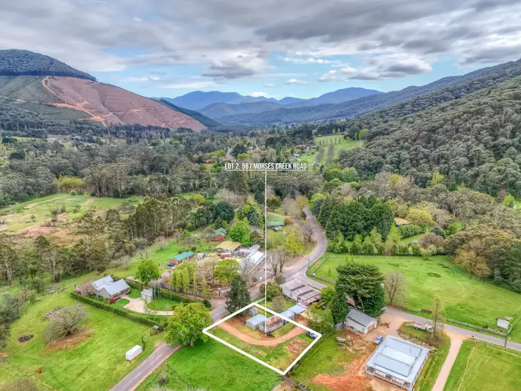 Second view of Homely land listing, LOT Lot 2,, 587 Morses Creek Road, Wandiligong VIC 3744