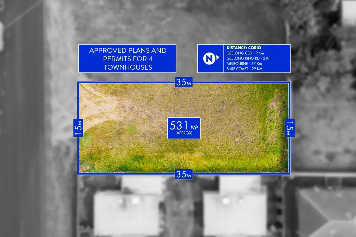 Main view of Homely land listing, 88 Goldsworthy Road, Corio VIC 3214