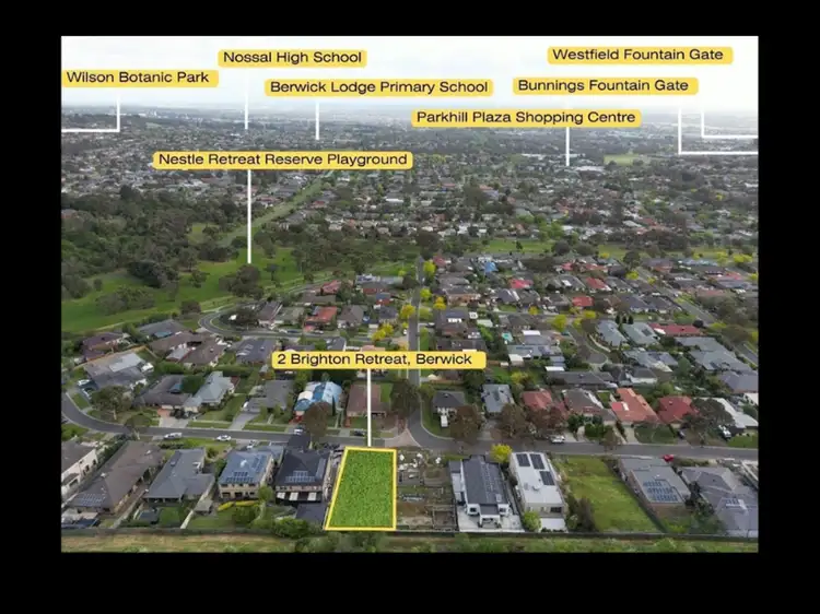 Main view of Homely land listing, 2 Brighton Retreat, Berwick VIC 3806