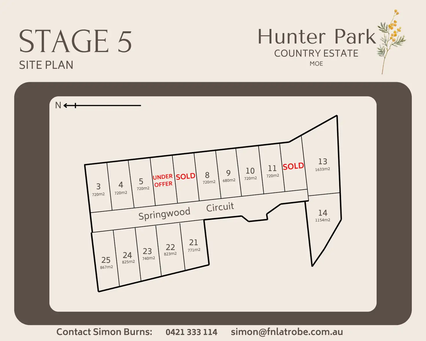 Main view of Homely land listing, Lot 21 Springwood Circuit, Moe VIC 3825