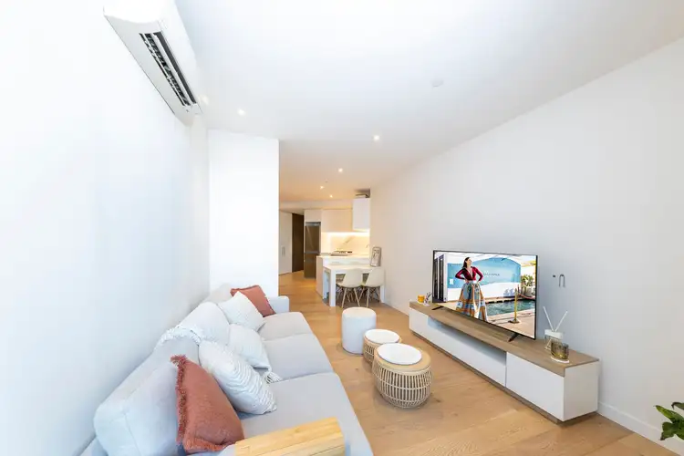 Second view of Homely apartment listing, 701/77 Queens Road, Melbourne VIC 3004