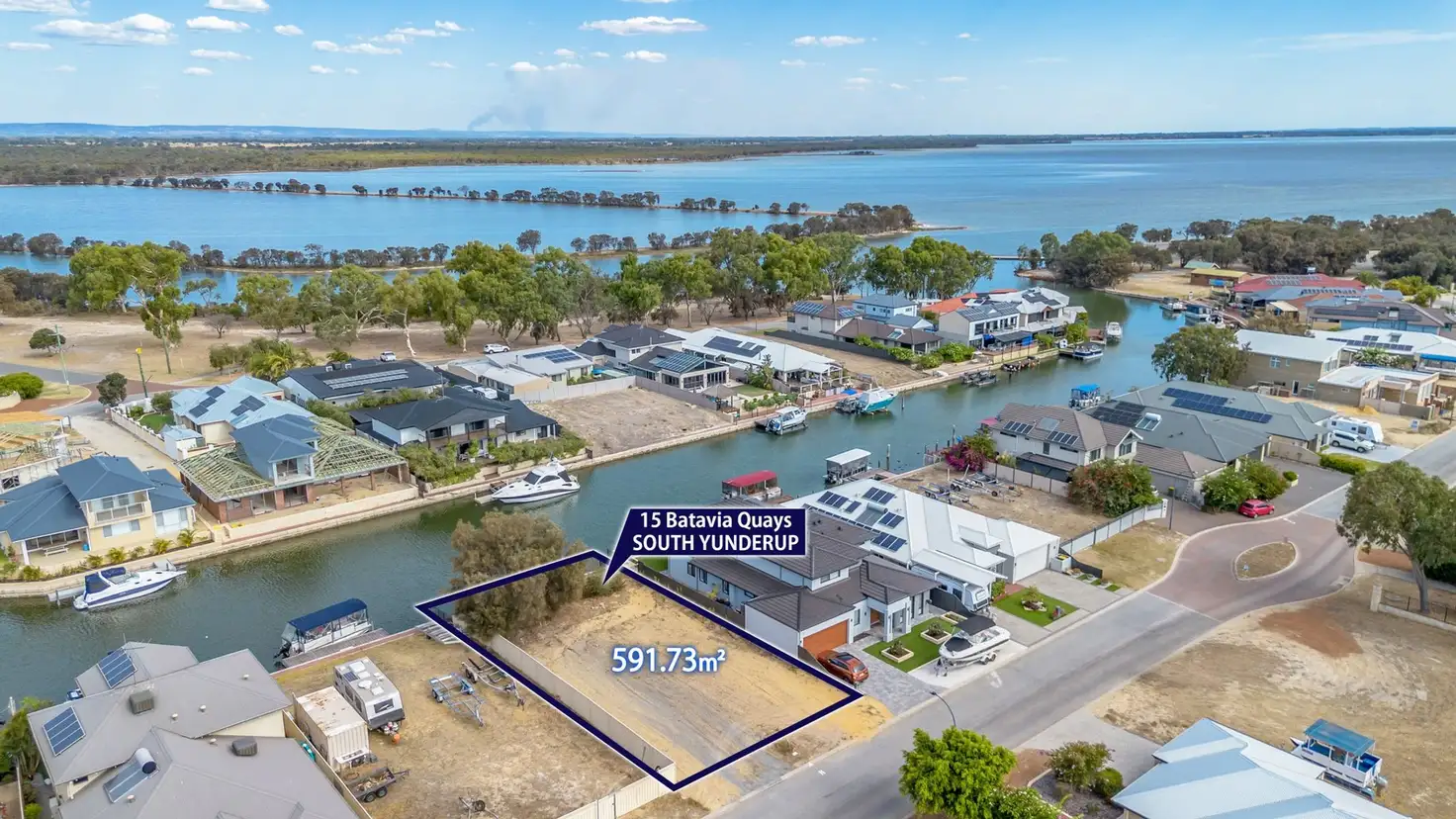 Main view of Homely land listing, 15 BATAVIA QUAYS, South Yunderup WA 6208