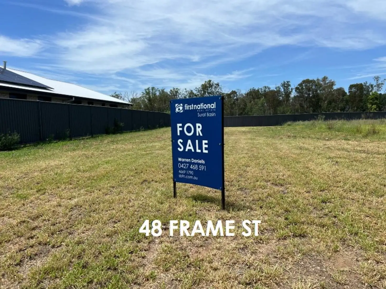 Main view of Homely land listing, 48 Frame Street, Chinchilla QLD 4413