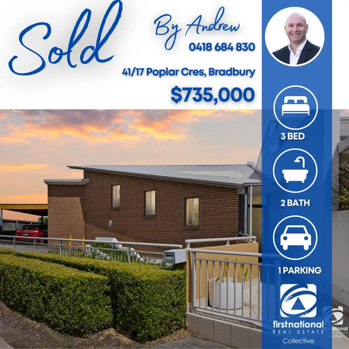 Main view of Homely townhouse listing, 41/17 Poplar Crescent, Bradbury NSW 2560