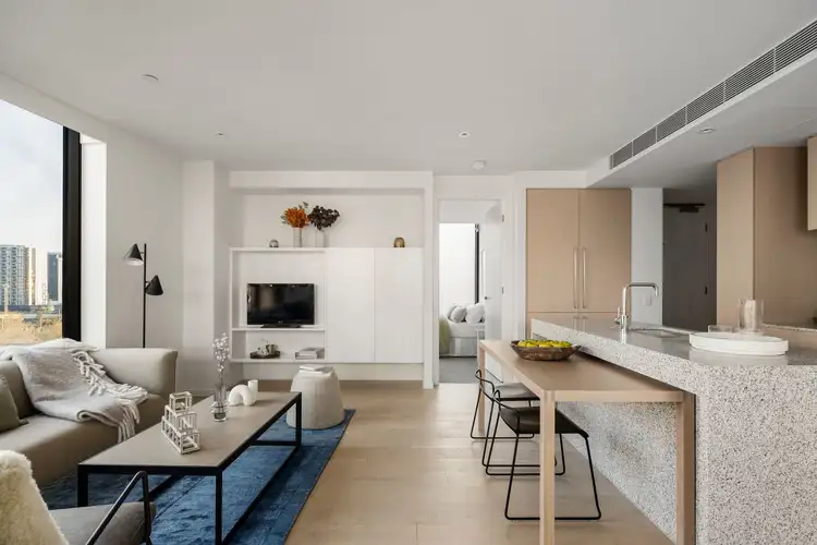 Third view of Homely apartment listing, 802/10 Wominjeka Walk, West Melbourne VIC 3003