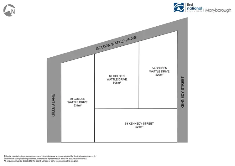 Third view of Homely land listing, 82 Golden Wattle, Drive, Maryborough VIC 3465