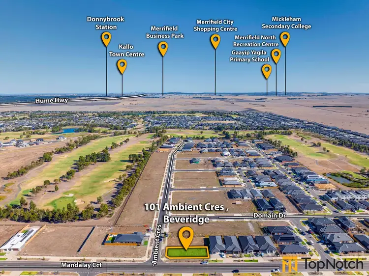 Fourth view of Homely land listing, 101 Ambient Crescent, Beveridge VIC 3753