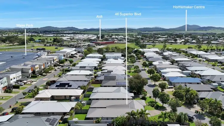 Second view of Homely semi-detached listing, 1&2/46 Superior Boulevard, Andergrove QLD 4740