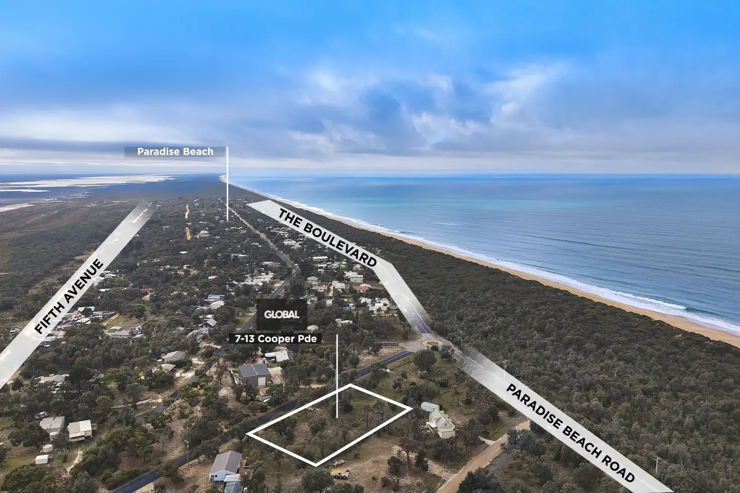 Main view of Homely land listing, 7-13 Cooper Street, Paradise Beach VIC 3851