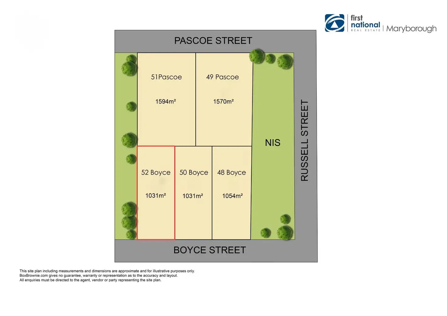 Main view of Homely land listing, 52 Boyce Street, Avoca VIC 3467