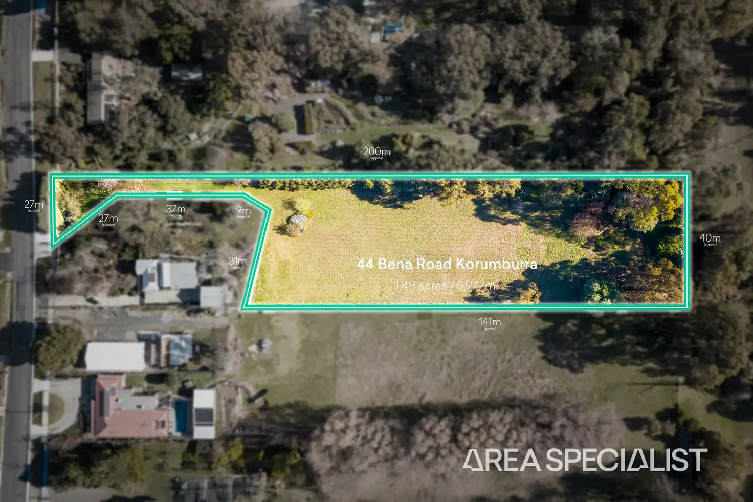 Main view of Homely land listing, 44 Bena Road, Korumburra VIC 3950