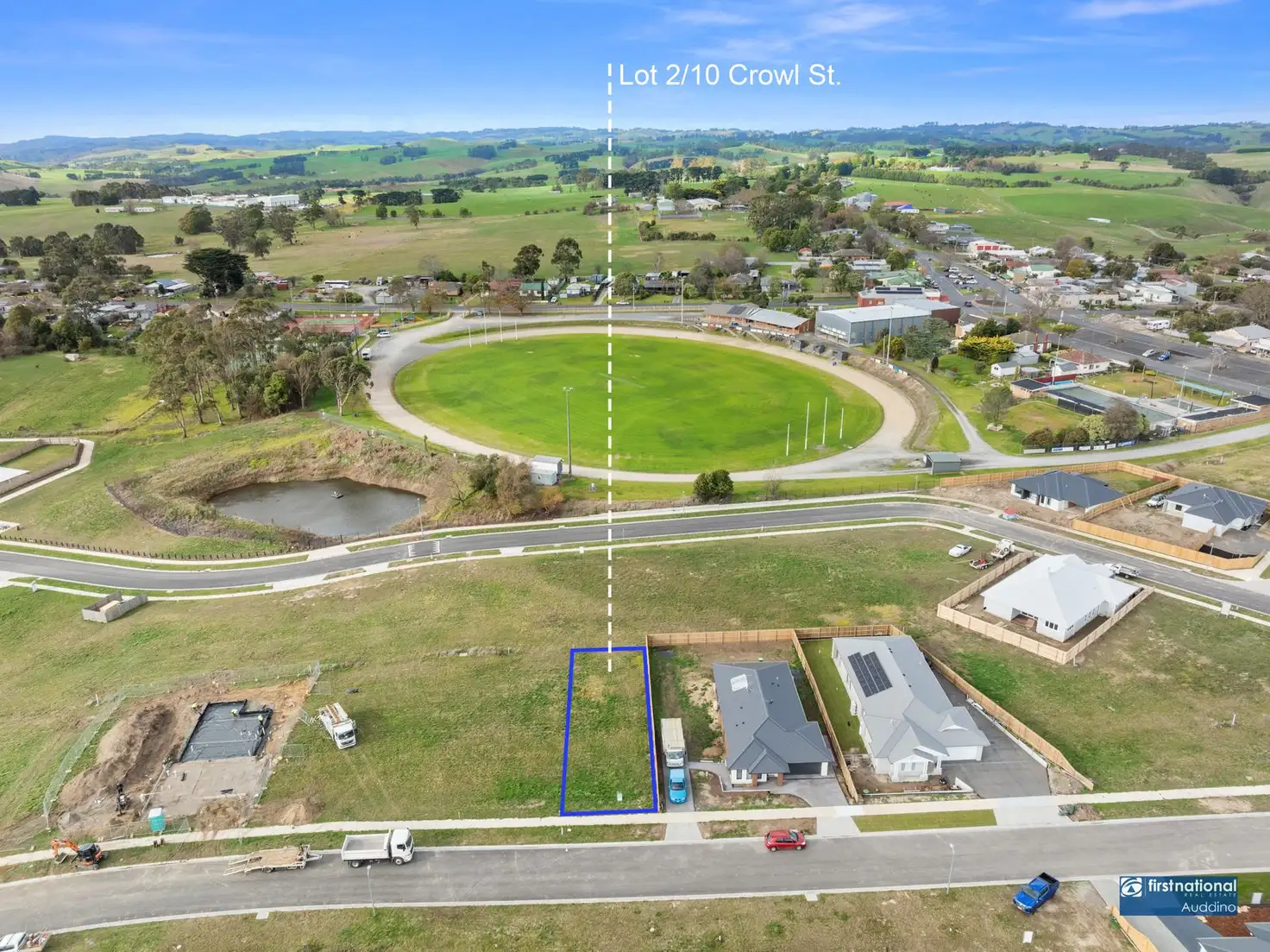 Main view of Homely land listing, LOT Lot 2, 10 Crowl Street, Poowong VIC 3988