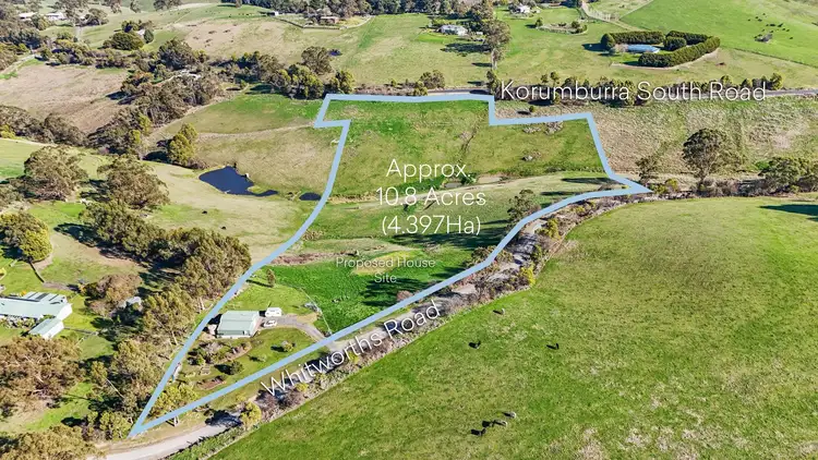 Third view of Homely land listing, 50 Whitworths Road, Korumburra South VIC 3950