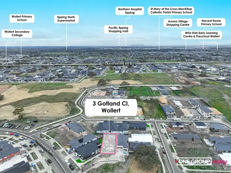 Third view of Homely land listing, 3 Gotland Close, Wollert VIC 3750