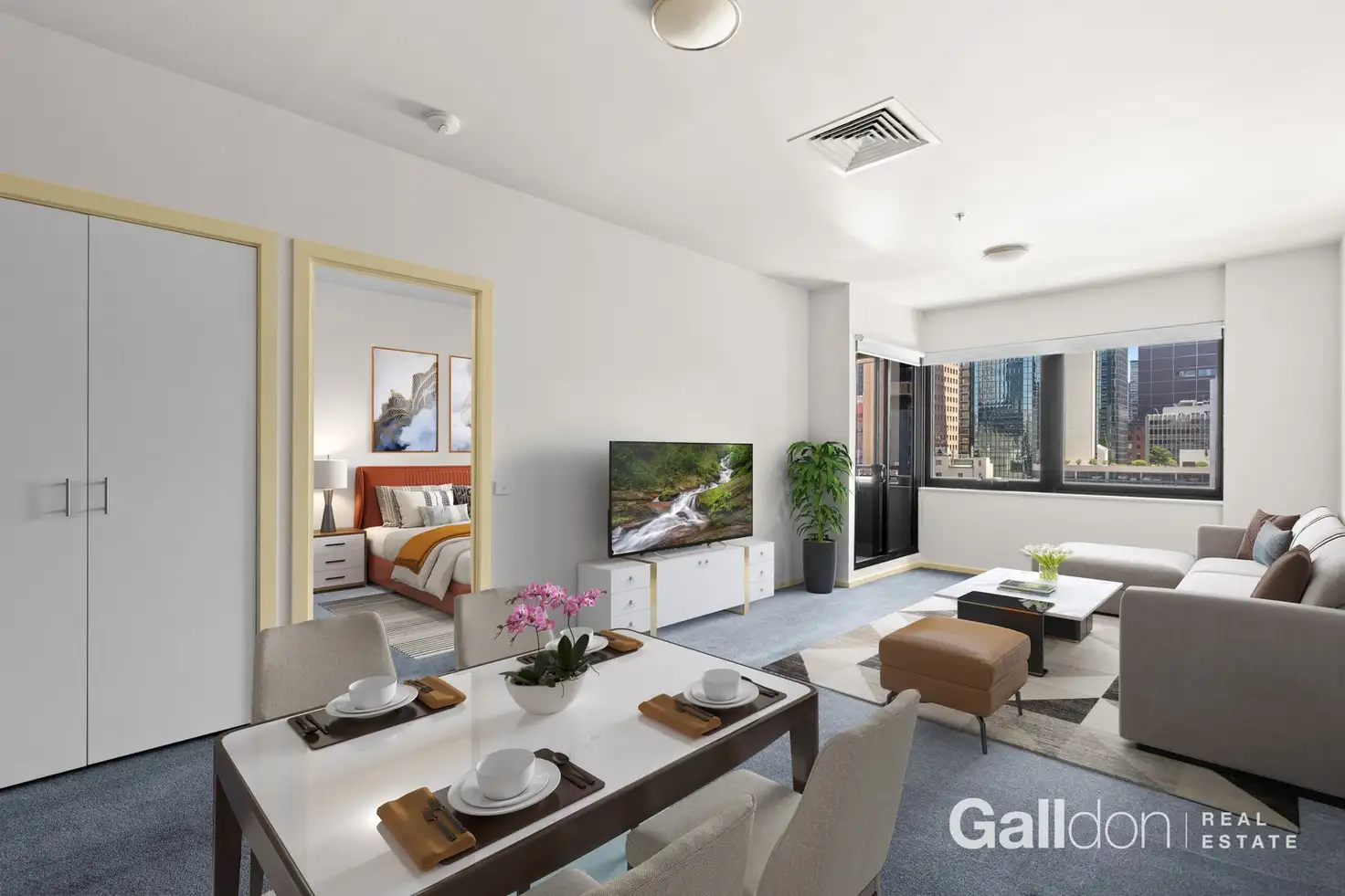 Main view of Homely apartment listing, 1111/250 Elizabeth Street, Melbourne VIC 3000
