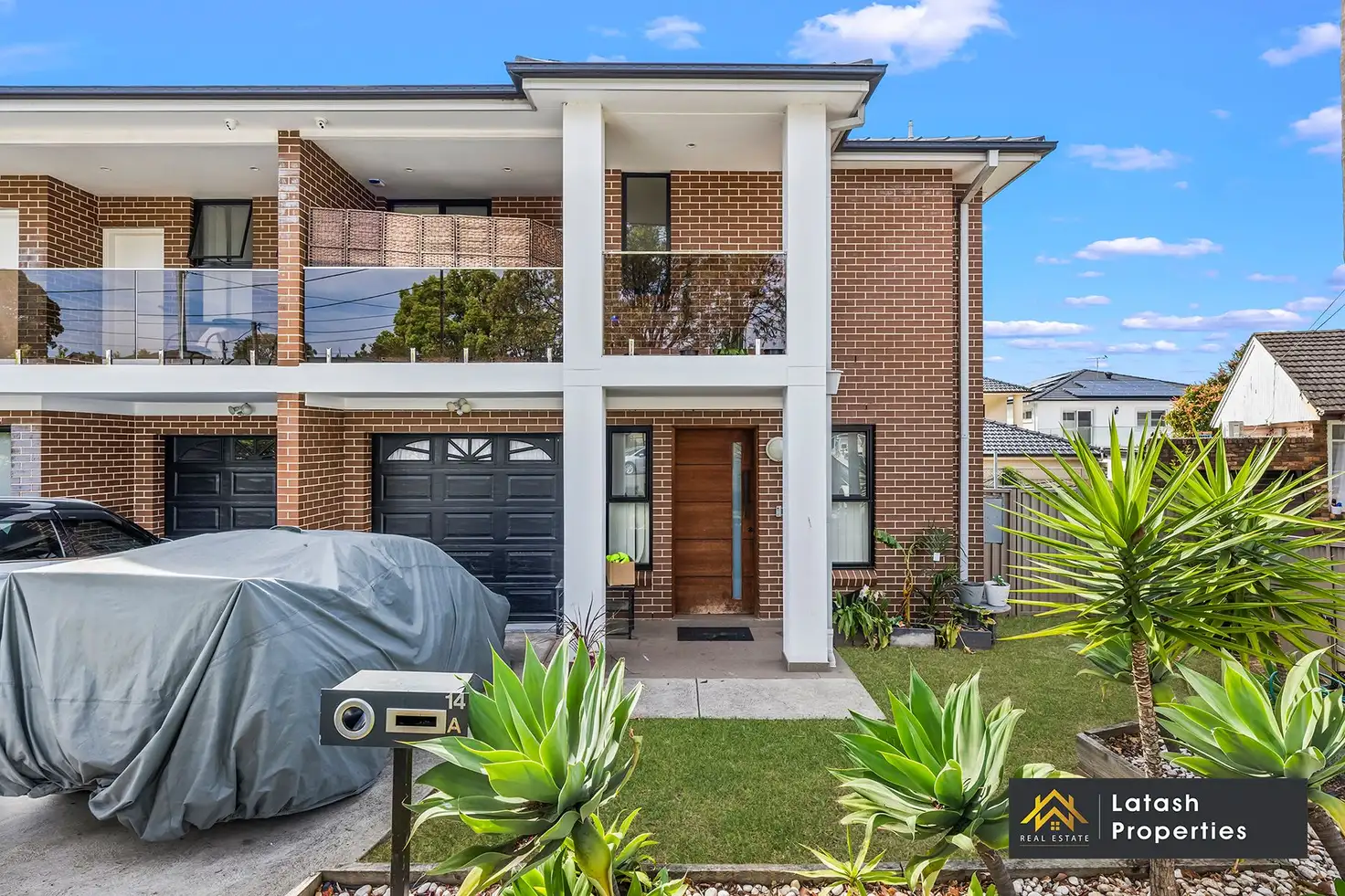 Main view of Homely semi-detached listing, 14A Omega Place, Greenacre NSW 2190