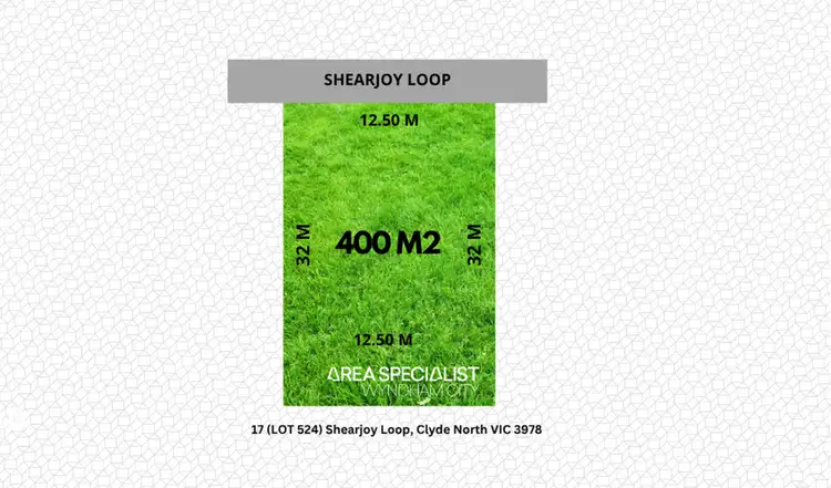 LOT 524, 17 Shearjoy Loop, Clyde North VIC 3978