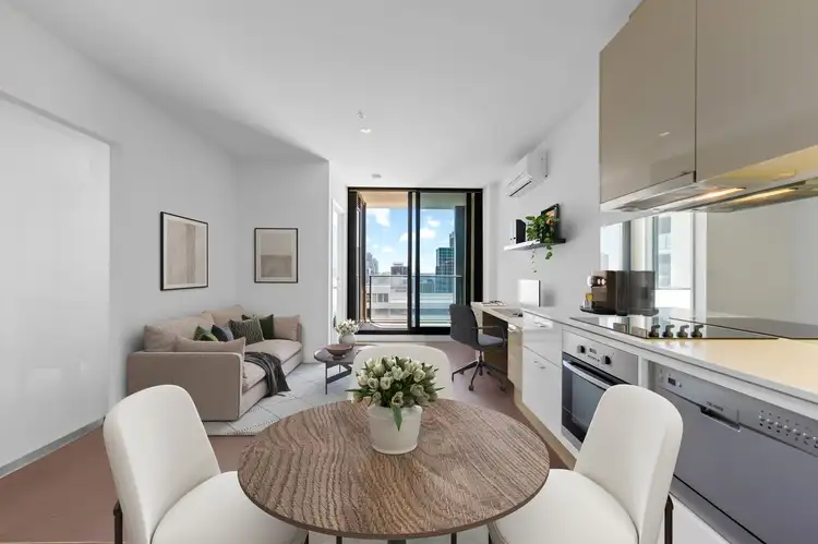 Third view of Homely apartment listing, 3509/220 Spencer Street, Melbourne VIC 3000