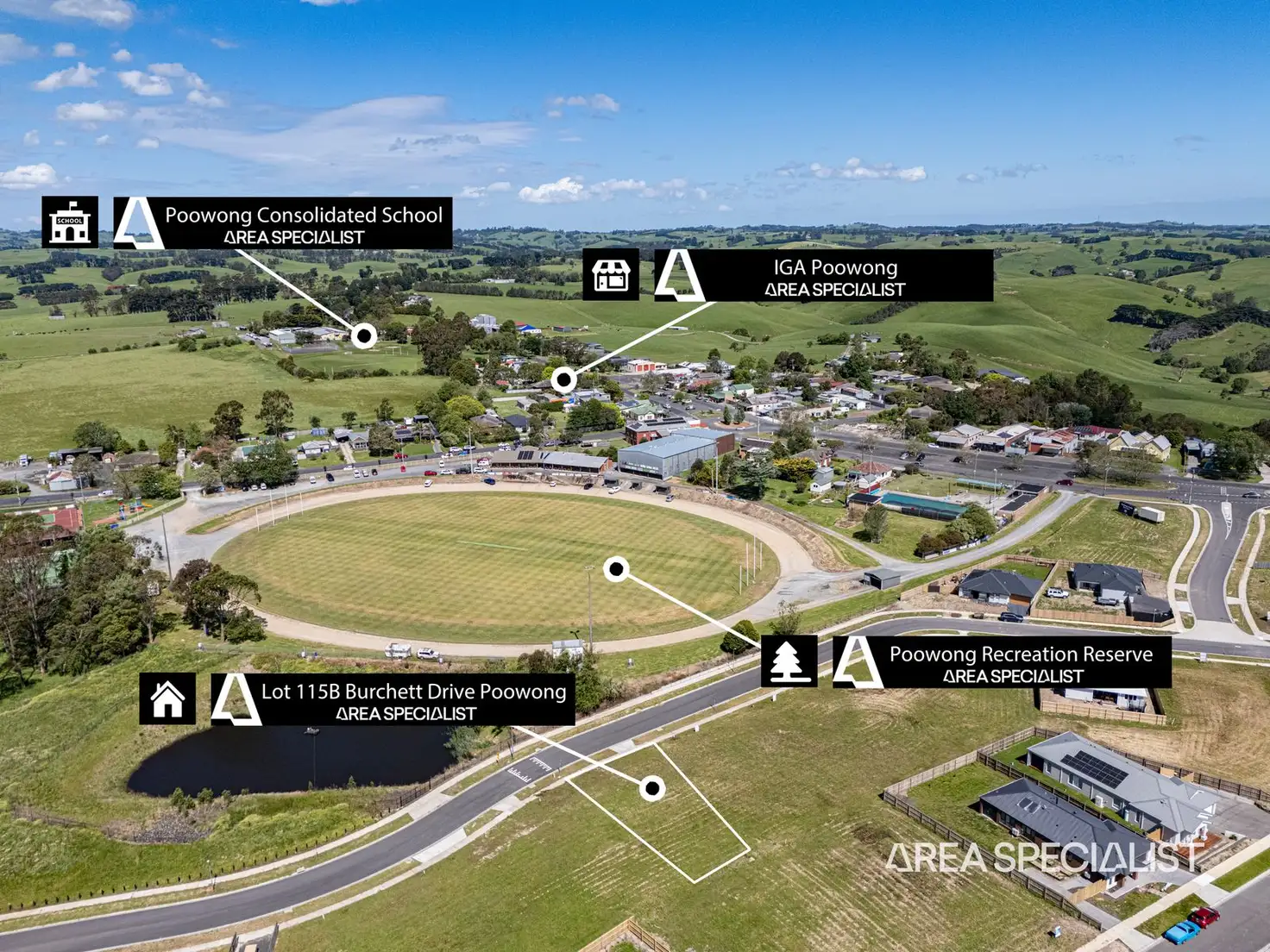Main view of Homely land listing, 15B Burchett Drive, Poowong VIC 3988