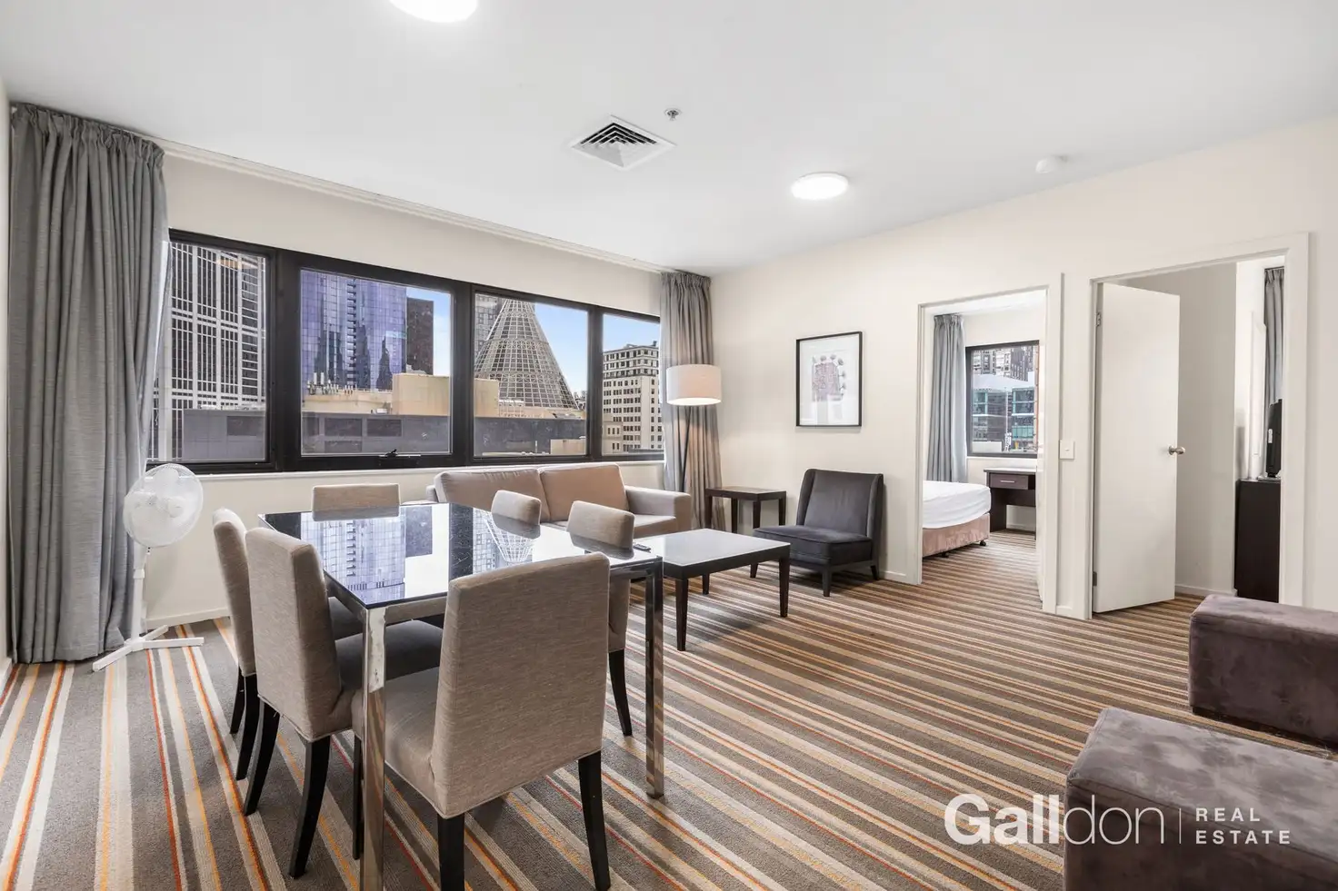 Main view of Homely apartment listing, 902/250 Elizabeth Street, Melbourne VIC 3000