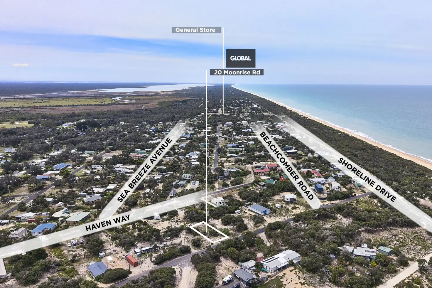 Main view of Homely land listing, 20 Moonrise Road, Golden Beach VIC 3851