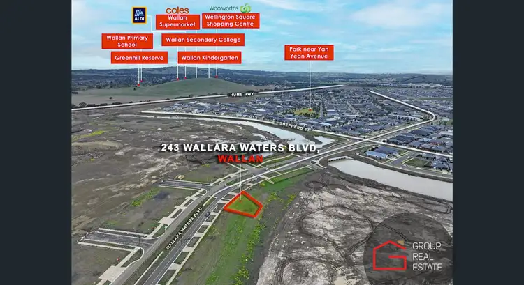 Second view of Homely land listing, 243 Wallara Waters Boulevard, Wallan VIC 3756