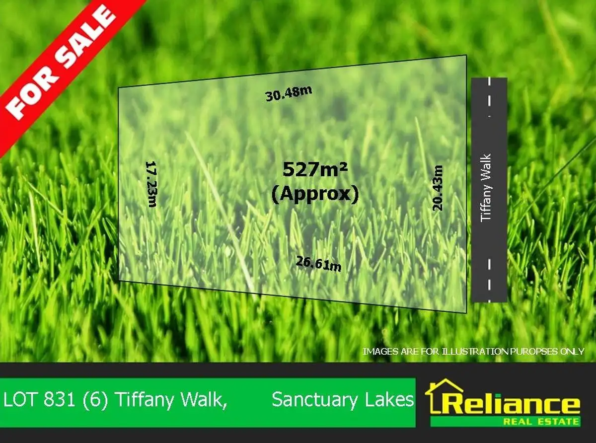 Main view of Homely land listing, LOT 831 (6) Tiffany Walk, Sanctuary Lakes VIC 3030