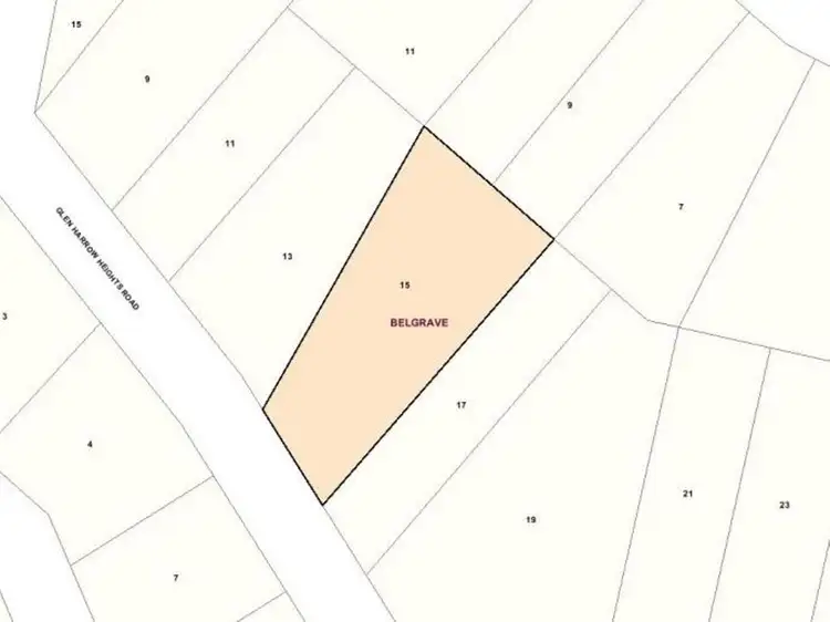 Second view of Homely land listing, 15 Glen Harrow Heights Road, Belgrave VIC 3160