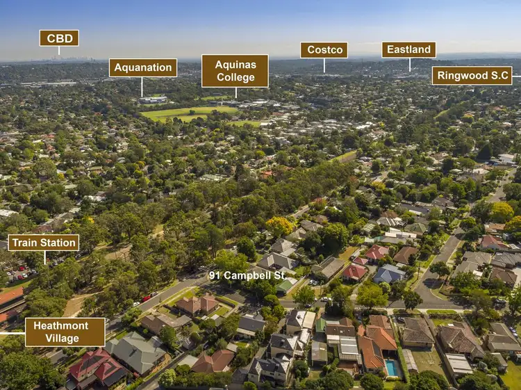 Second view of Homely house listing, 91 Campbell Street, Heathmont VIC 3135