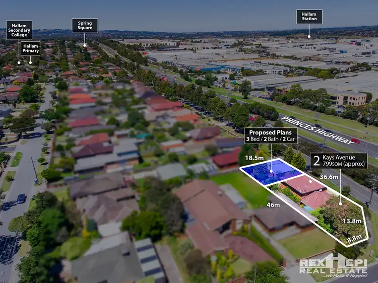 Main view of Homely house listing, 2 Kays Avenue, Hallam VIC 3803