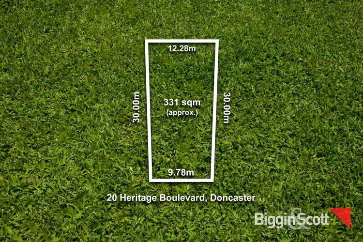 Lot 2061/20 Heritage Boulevard, Doncaster VIC 3108