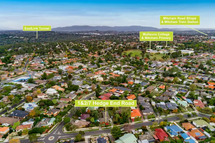 Fifth view of Homely unit listing, 1 & 2/7 Hedge End Road, Mitcham VIC 3132