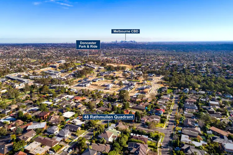 Second view of Homely house listing, 48 Rathmullen Quadrant, Doncaster VIC 3108