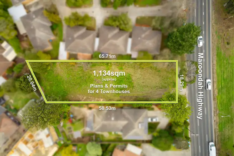 Main view of Homely land listing, 330 Maroondah Highway, Ringwood VIC 3134