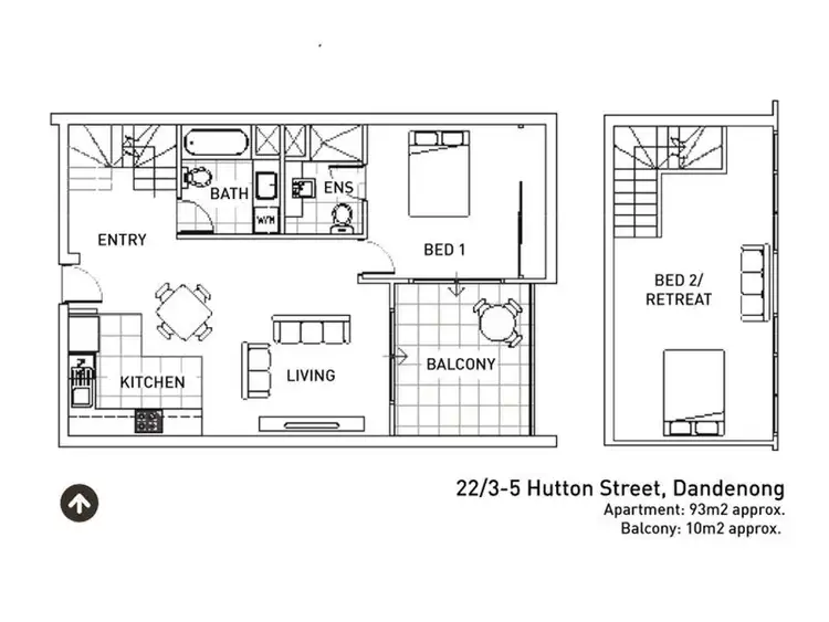 Second view of Homely apartment listing, 22/3-5 Hutton Street, Dandenong VIC 3175