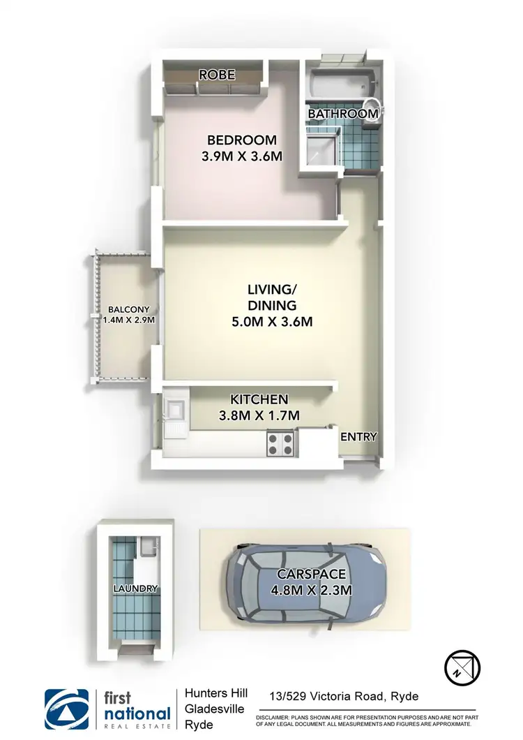 Fourth view of Homely apartment listing, 13/529 Victoria Road, Ryde NSW 2112