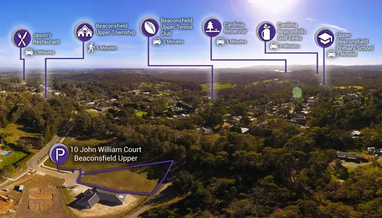 Second view of Homely land listing, 10 John William Court, Beaconsfield Upper VIC 3808