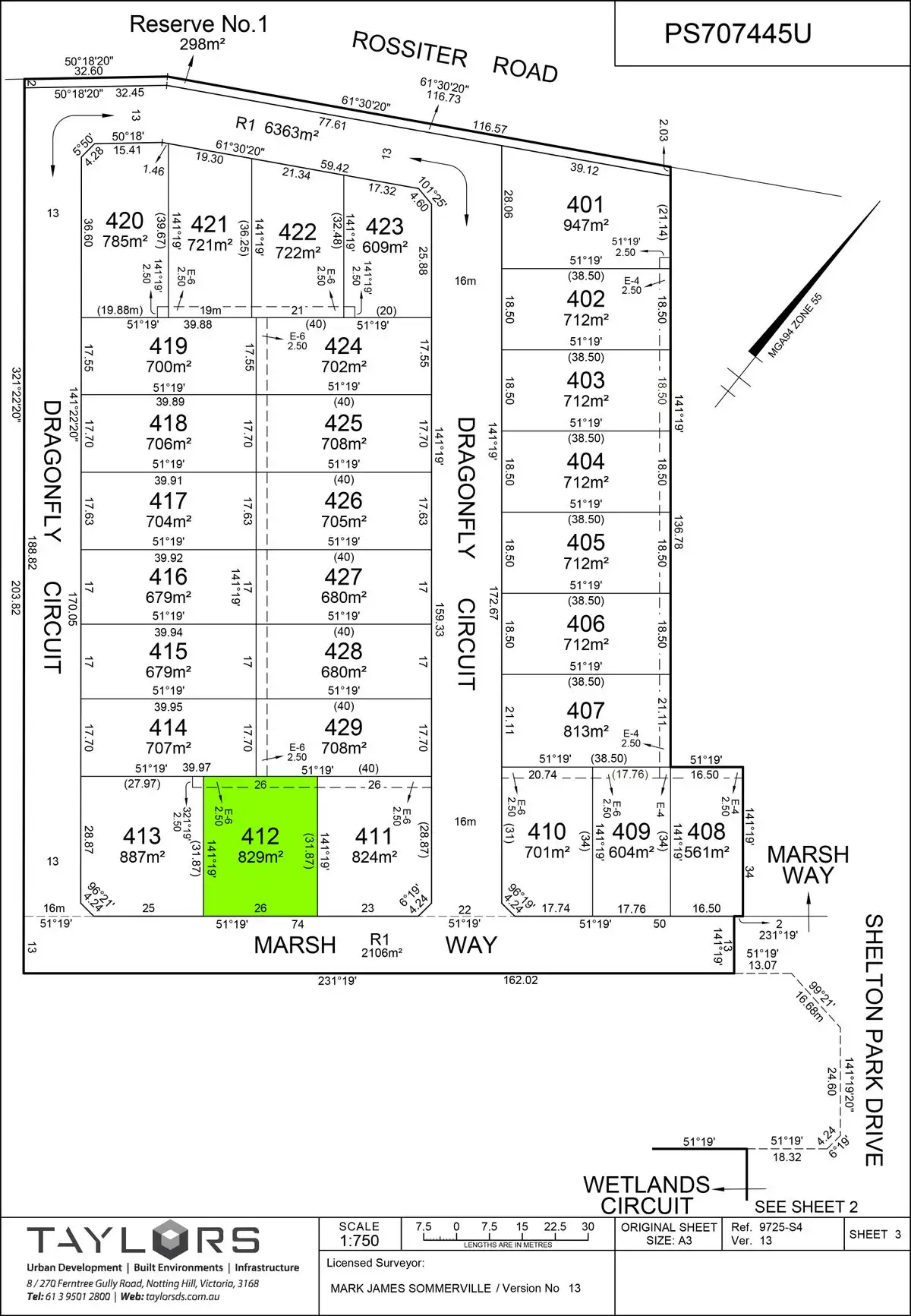 Main view of Homely land listing, Lot 412 Marsh Way, Koo Wee Rup VIC 3981