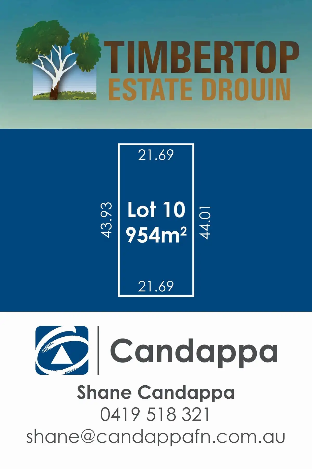 Main view of Homely land listing, 21 (LOT 10) Timbertop Crescent, Drouin VIC 3818