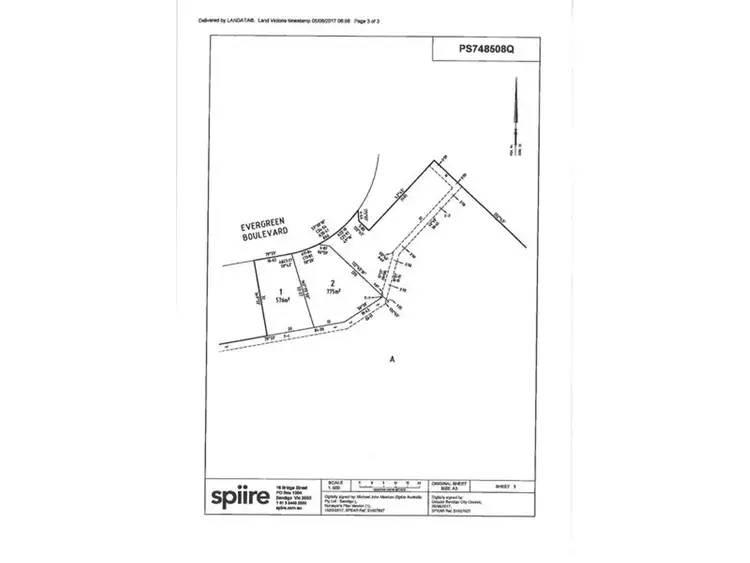 Third view of Homely land listing, 7 Evergreen Boulevard, Jackass Flat VIC 3556