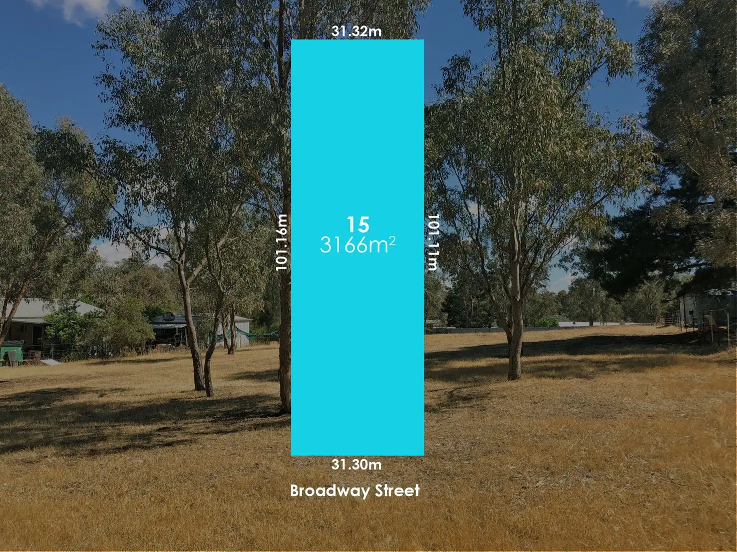 Main view of Homely land listing, 15 Broadway Street, Lockwood South VIC 3551