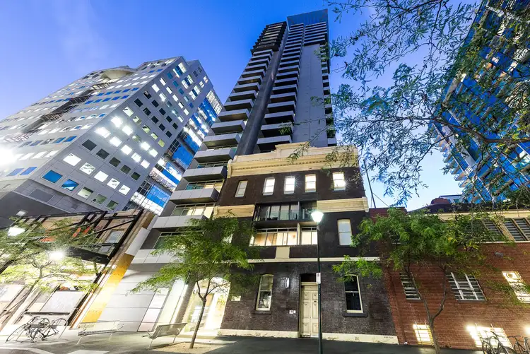 Main view of Homely apartment listing, 1408/25 Wills Street, Melbourne VIC 3000