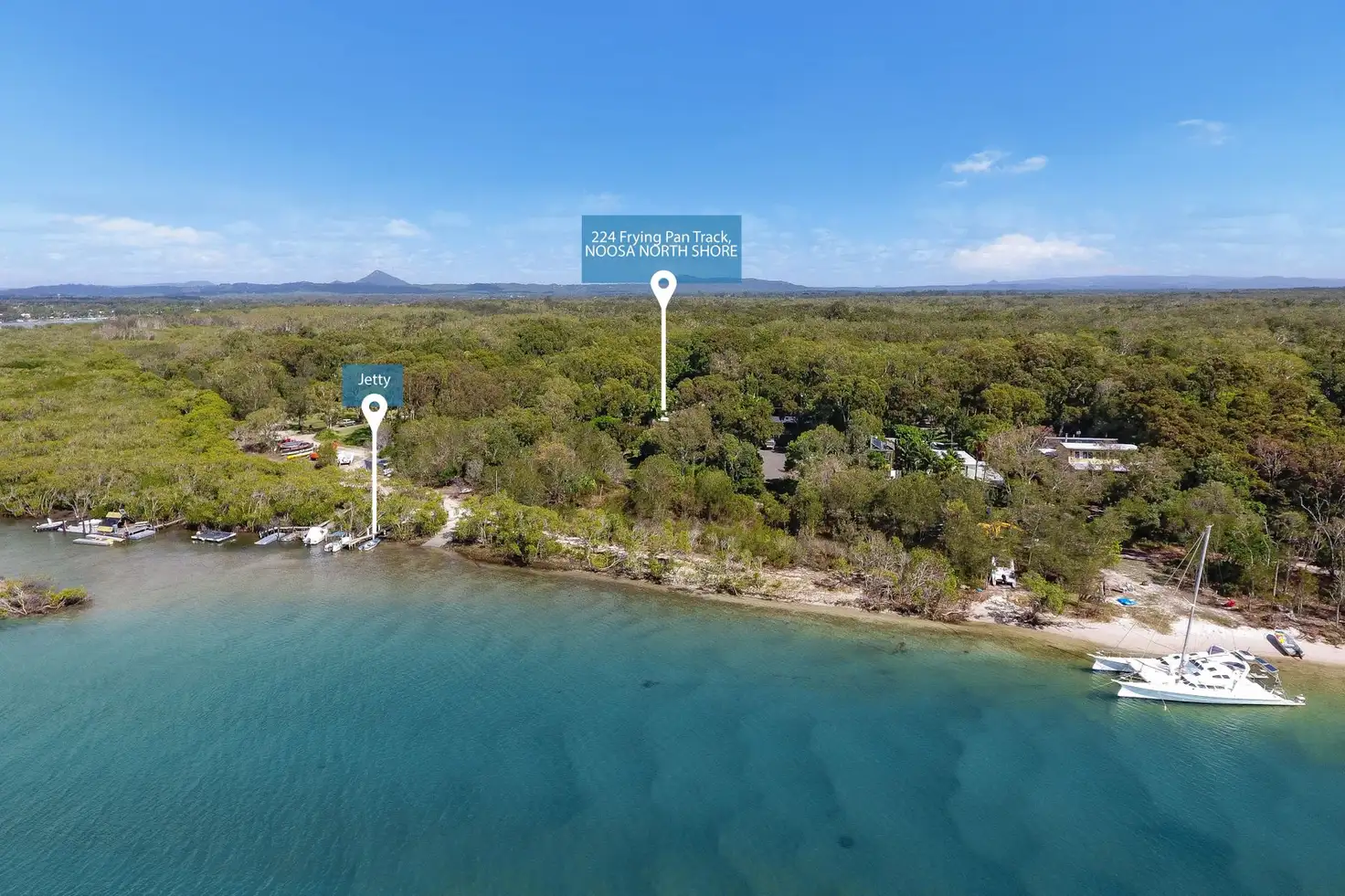 Main view of Homely house listing, 224 Frying Pan Track, Noosa North Shore QLD 4565