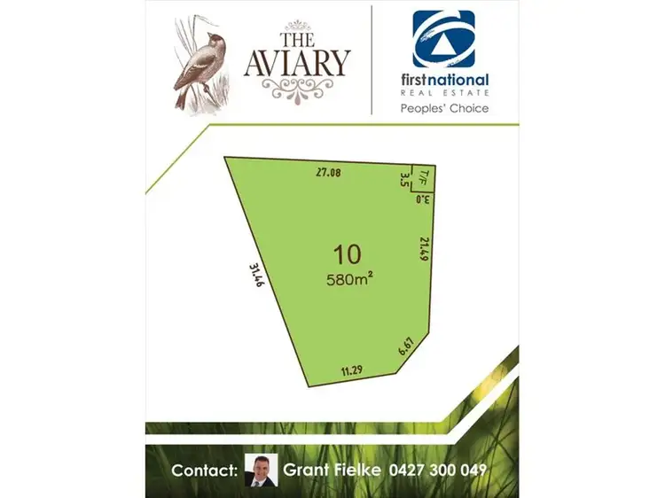 Main view of Homely land listing, Lot 10, 38 Goldfinch Way, Hewett SA 5118