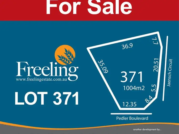 Main view of Homely land listing, Lot 371 Pedler Boulevard, Freeling SA 5372